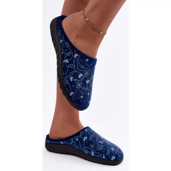  Dámské pantofle INBLU ET000041 MODRÁ 