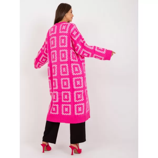  Dámský svetr RUE PARIS LC-SW-0296.08P FLUO PINK 