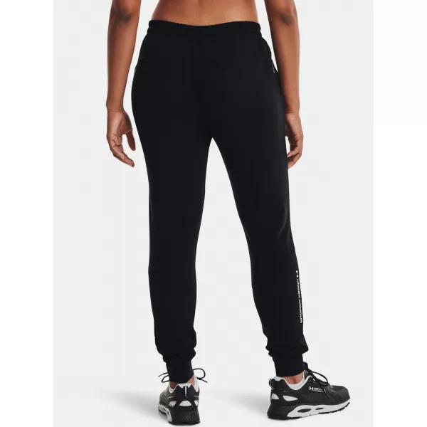  Dámské kalhoty UNDER ARMOUR UA RUSH FLEECE PANT 1365775-001 ČERNÁ 