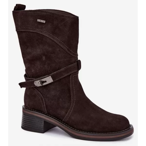  Dámské boty BIG STAR SHOES UU274609 BROWN/BEIGE 