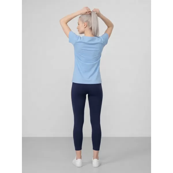  Dámské triko 4F 4FWMM00TTSHF3308 DENIM 