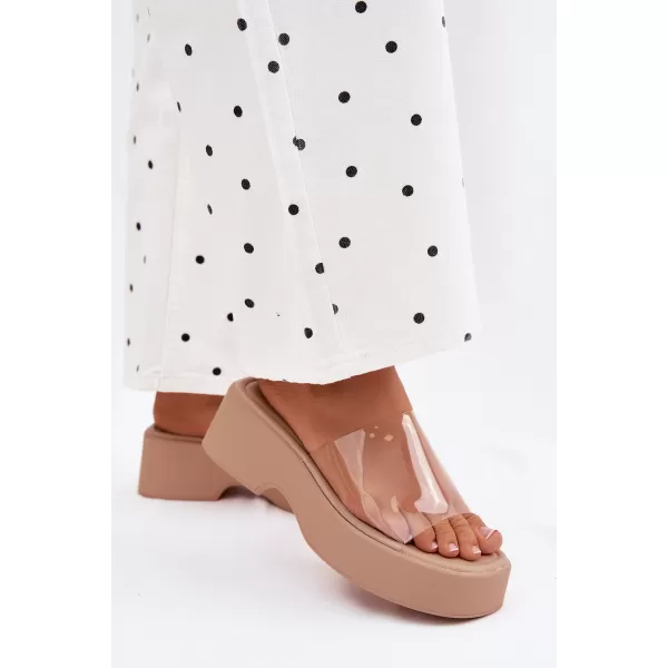  Dámské pantofle BOTO 78-146 BEIGE 
