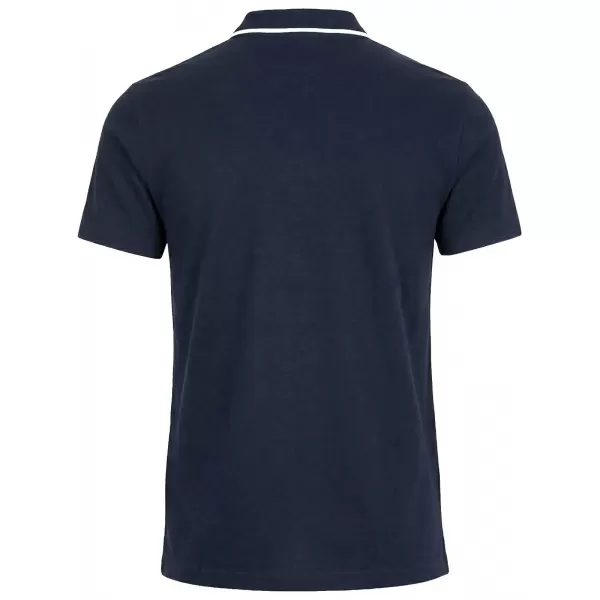  Pánské triko s límečkem 4F 4FWMM00TPTSM0773 NAVY 