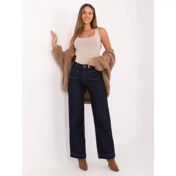  Dámské kalhoty SUBLEVEL D80018BB62456D298 NAVY 