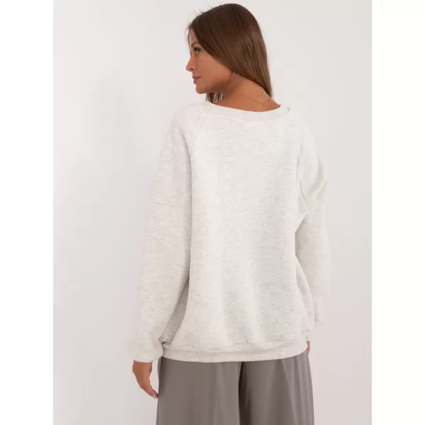  Dámská mikina MY RED LIPS EM-BL-857.88 LIGHT GREY 
