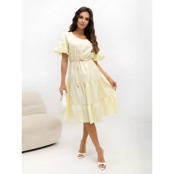  Dámské šaty ITALY MODA MO-SK-8849.14 BRIGHT YELLOW 