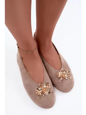 Dámské baleríny BOTO QQ-309 BEIGE