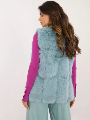 Dámská vesta WOOL FASHION ITALIA AT-KZ-2375.00P MINT