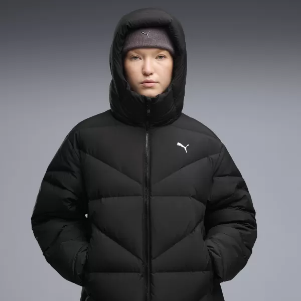  Dámský kabát PUMA HOODED DOWN PUFFER COAT W 69457901 PUMA BLACK 