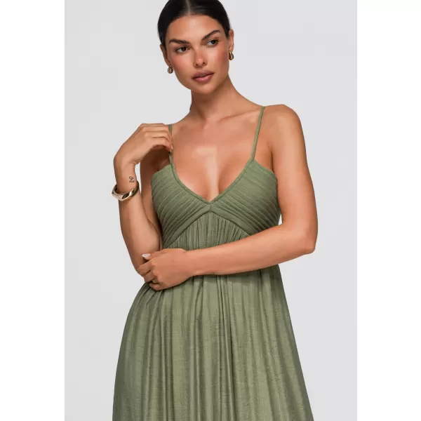  Dámské šaty OMBRE OW-DLR-E0009 GREEN 