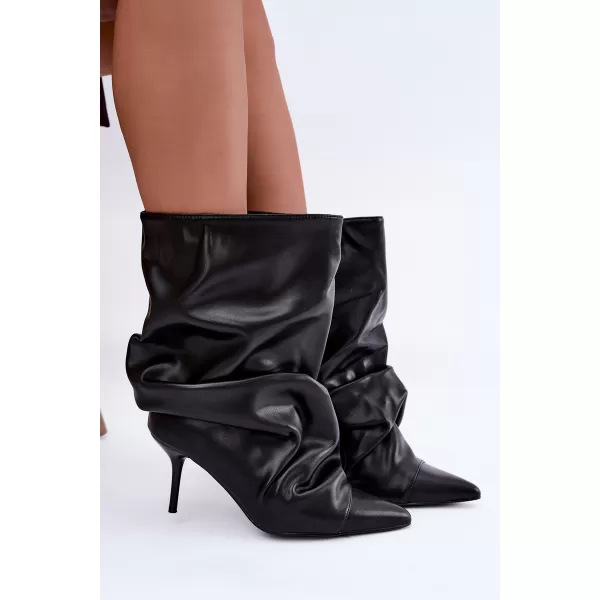  Dámské kotníkové boty BOTO CS068 BLACK 