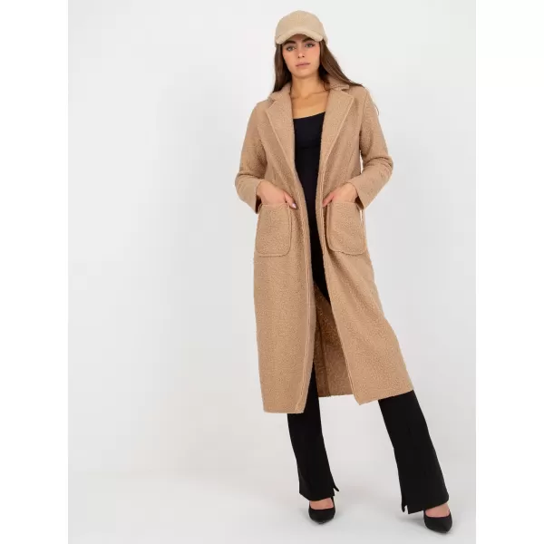  Dámský kabát OCH BELLA TW-PL-BI-5220.63 BEIGE 