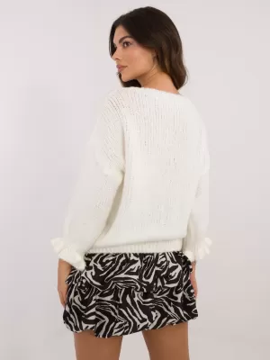 Dámský svetr ITALY MODA MI-SW-2912.10X ECRU