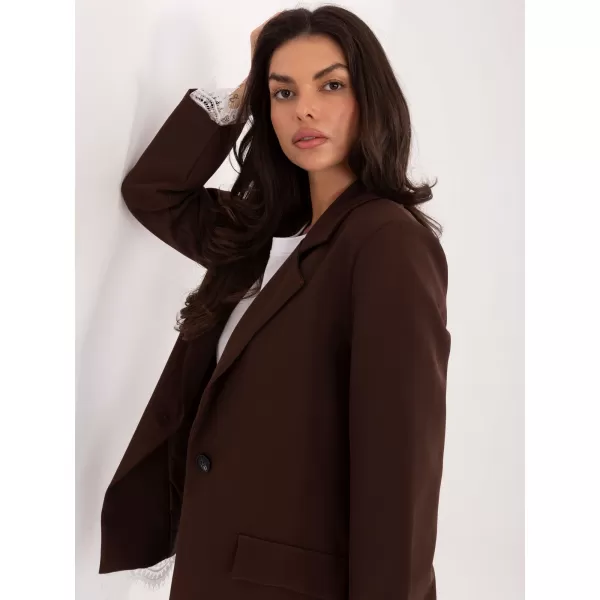  Dámská bunda ITALY MODA IT-MA-FL9916.02P DARK BROWN 