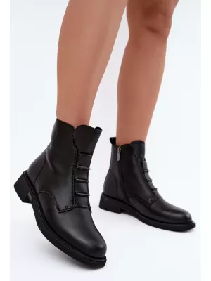 Dámské kotníkové boty D&A CR62-3429 BLACK