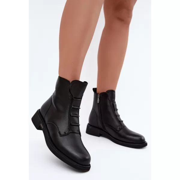  Dámské kotníkové boty D&A CR62-3429 BLACK 