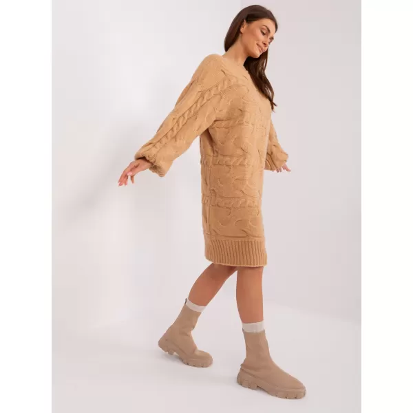 Dámský svetr WOOL FASHION ITALIA AT-SW-2367.76P CAMEL 