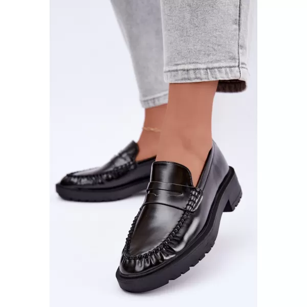  Dámské mokasíny BOTO D-243 BLACK 