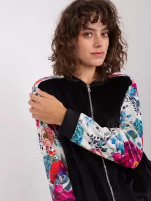 Dámská mikina RUE PARIS RV-BL-8235.38 NOIRE