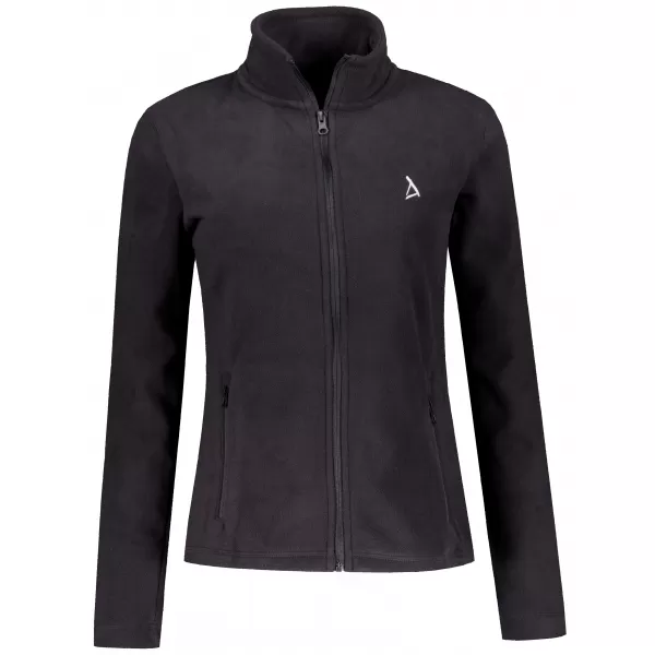  Dámská fleece mikina ALTISPORT ALW002853 ČERNOSTŘÍBRNÁ 