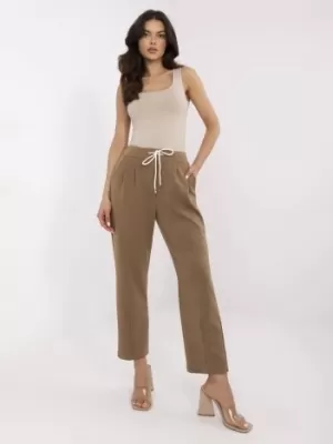 Dámské kalhoty ITALY MODA DHJ-SP-20523.66P LIGHT BROWN