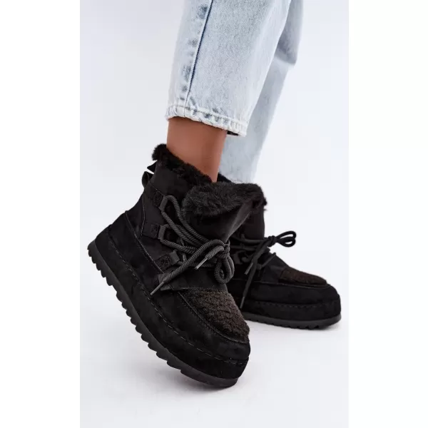  Dámské sněhule BOTO 9077 BLACK 