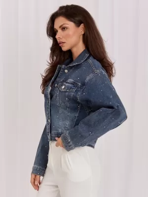 Dámská bunda ITALY MODA IR-KR-G01.15 DARK BLUE