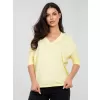 Dámské triko RUE PARIS RV-BZ-A1186.89 BRIGHT YELLOW