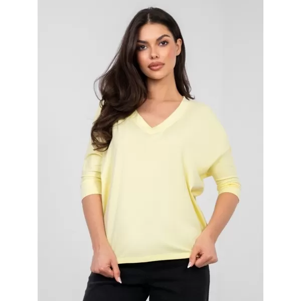  Dámské triko RUE PARIS RV-BZ-A1186.89 BRIGHT YELLOW 