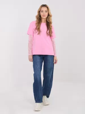 Dámská halenka ITALY MODA MI-BZ-4227.61 PINK