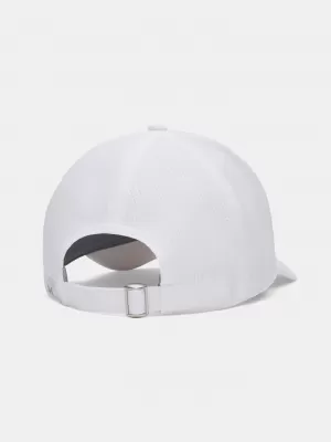 Pánská kšiltovka UNDER ARMOUR M AV LOW ADJ 1383440-101 BÍLÁ