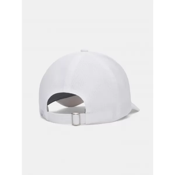  Pánská kšiltovka UNDER ARMOUR M AV LOW ADJ 1383440-101 BÍLÁ 