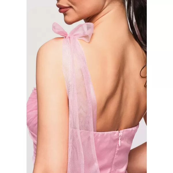  Dámské šaty LARICA LA-OM-DLR312 PINK 