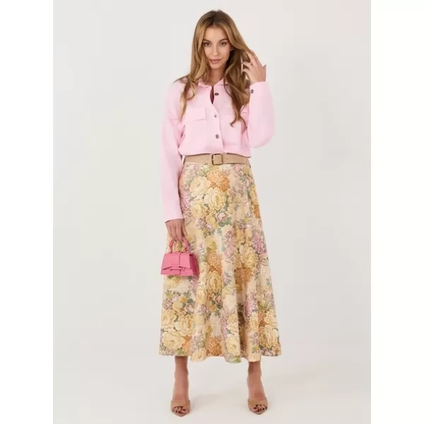  Dámská sukně ITALY MODA IT-SD-FL9850-2.17 YELLOW 
