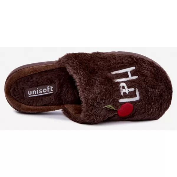  Dámské bačkory BOTO 26PA53-337 DARK BROWN 