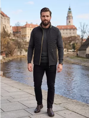 Pánská lehká vesta ALPINE PRO BERF 3 BLACK