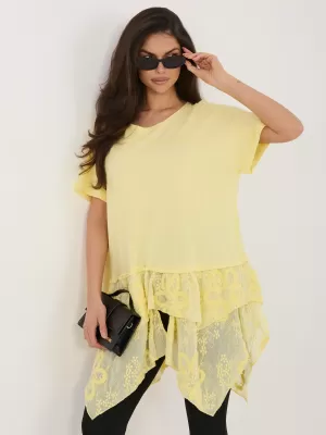 Dámské triko ITALY MODA IT-SK-81869.54 BRIGHT YELLOW