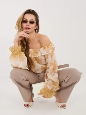 Dámská halenka ITALY MODA IT-BZ-26018.65 YELLOW