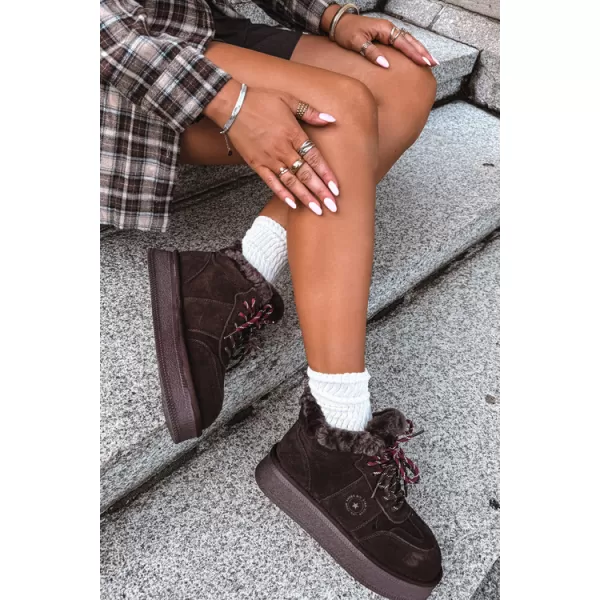  Dámské sněhule BIG STAR SHOES UU274312 CHOCOLATE 