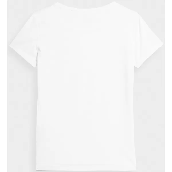  Dámské triko 4F 4FWMM00TTSHF2356 WHITE 