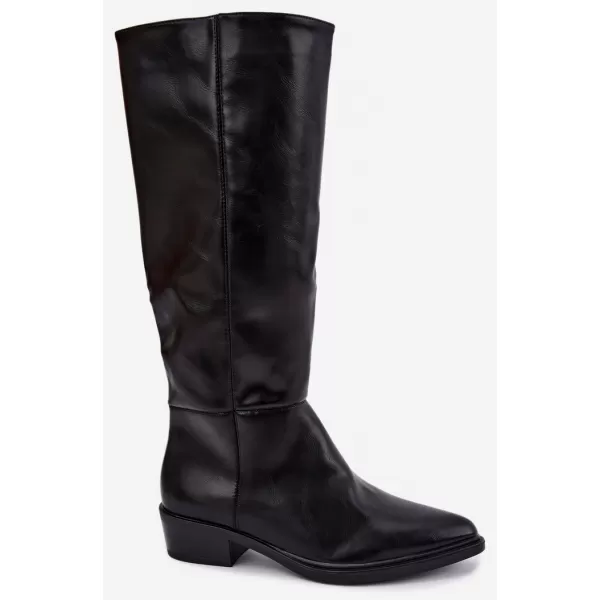  Dámské kozačky BOTO 6502 BLACK 
