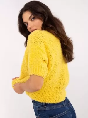 Dámský svetr ITALY MODA MI-SW-2701.23 YELLOW