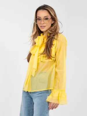Dámská košile FACTORY PRICE IT-KS-28882.03 YELLOW
