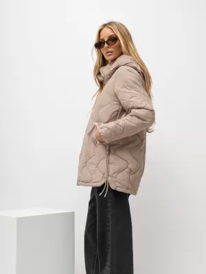 Dámská bunda FACTORY PRICE MBM-KR-2319.37 BEIGE