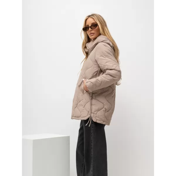  Dámská bunda FACTORY PRICE MBM-KR-2319.37 BEIGE 