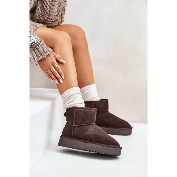  Dámské sněhule BOTO NN605 BROWN 