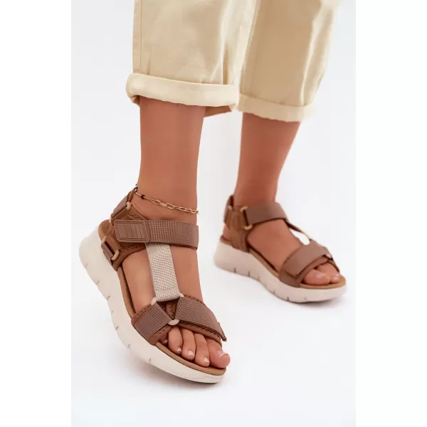  Dámské sandály ARTIKER 58C1231 BROWN/BEIGE 