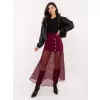 Dámská sukně ITALY MODA MI-SD-3292.09P BURGUNDY