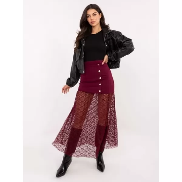  Dámská sukně ITALY MODA MI-SD-3292.09P BURGUNDY 