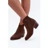 Dámské boty S.BARSKI HY62-8149 COFFEE